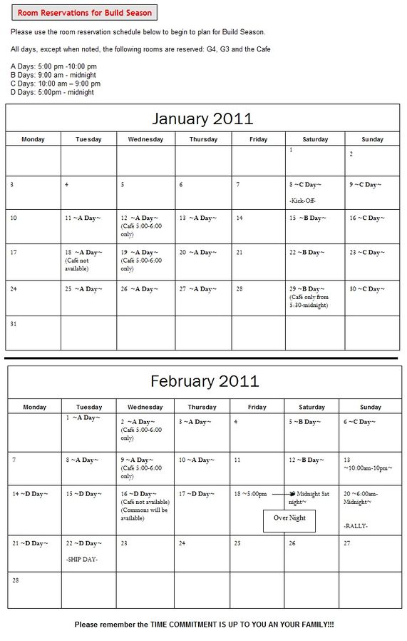 File:Build schedule.jpg - 1511Wookiee